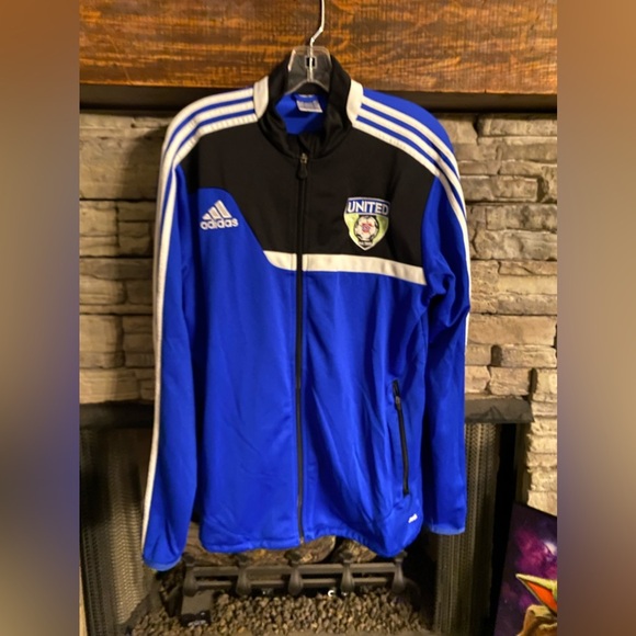 Mens Adidas Track climacool‎ Soccer Jacket - Picture 1 of 4